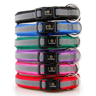 Wholesale New Design Fashion Nylon Pet Collar Multi Color Durable Neoprene Dog Collars