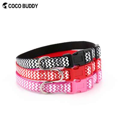 Customized Jacquard Ribbon For Dog Collar With Lower MOQ Cheap Price wide Nylon dog collars leashes in bulk