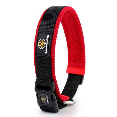 Pets Products Soft Nylon Dog Collars With Mesh Padded Heavy Duty Collar Dog